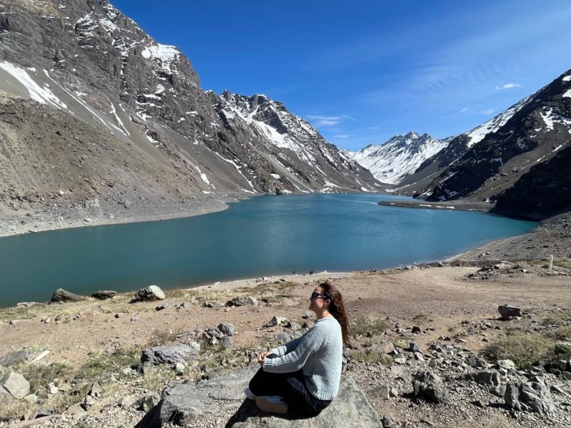 Portillo Laguna del Inca Nieve Cordillera de los Andes